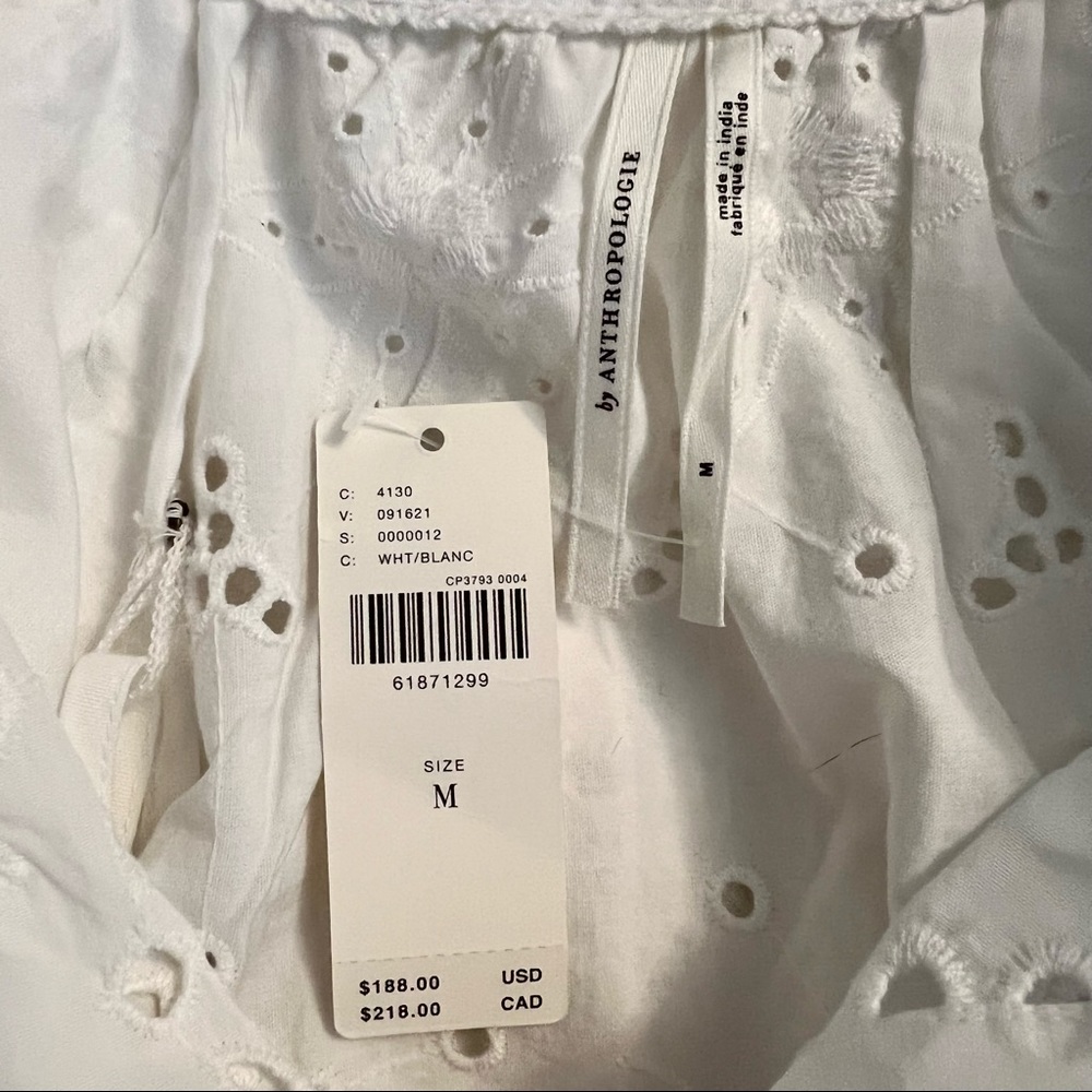 NWT Anthropologie Tallulah Eyelet Mini Dress - Picture 10 of 12